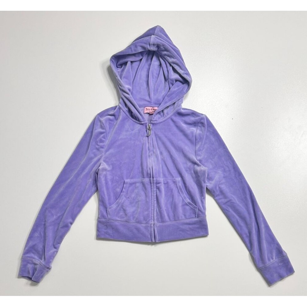 Juicy Couture Women’s Purple Rhinestone Full-Zip Jacket Size Small Discontinued